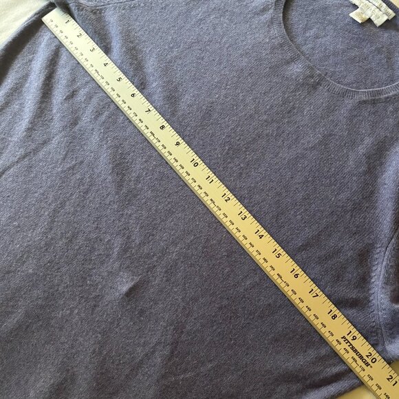 Charter Club 100% Cashmere Crewneck Sweater XL — Periwinkle (Lavender Blue) - Picture 11 of 12